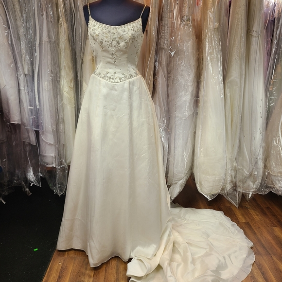 100% Silk Victorian Wedding Dress